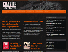 Tablet Screenshot of crazierthanthou.com
